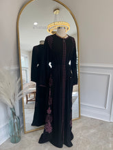 Load image into Gallery viewer, New Purple Embroidered Abaya
