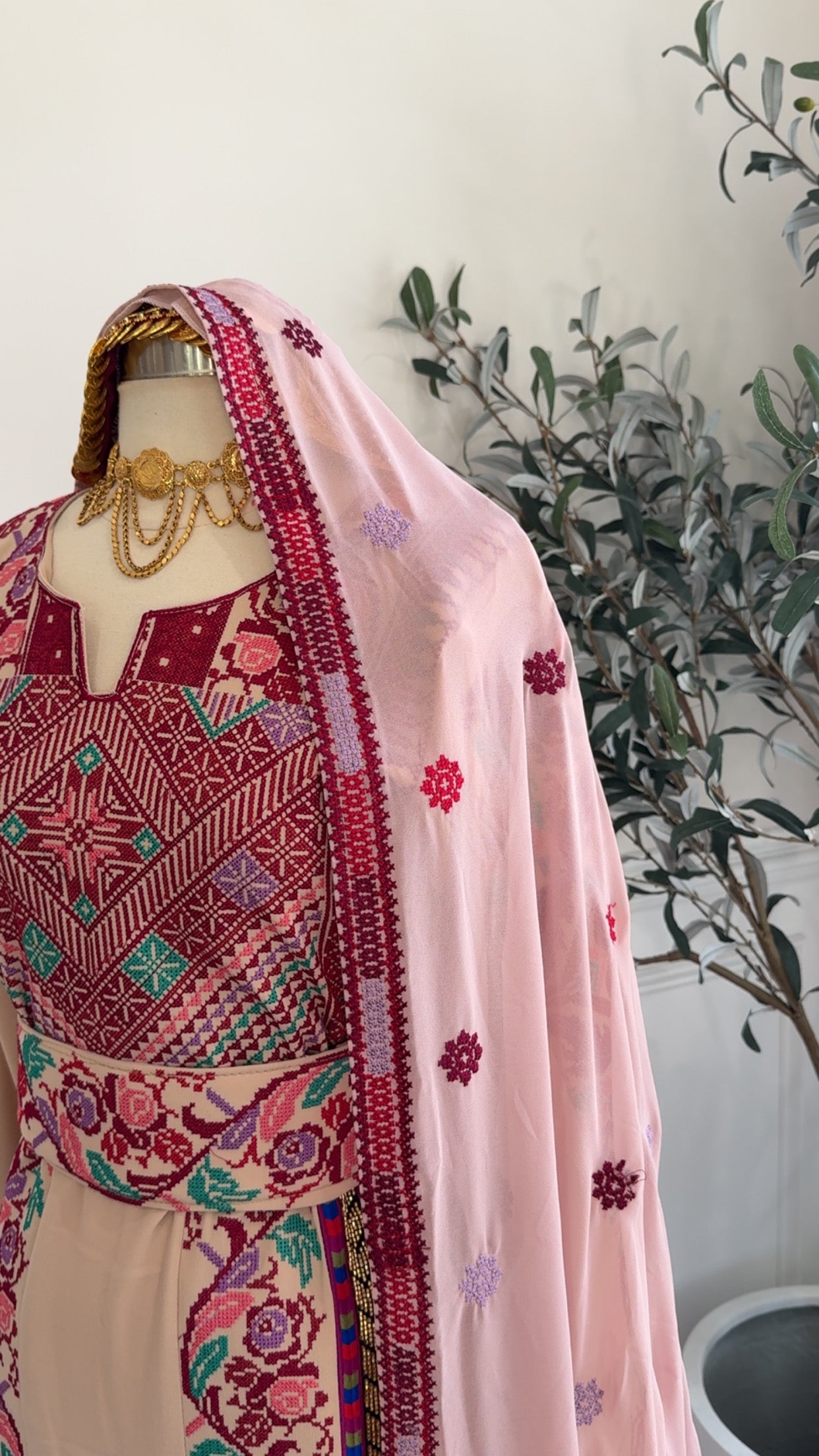 New Pink Khirka/ Scarf