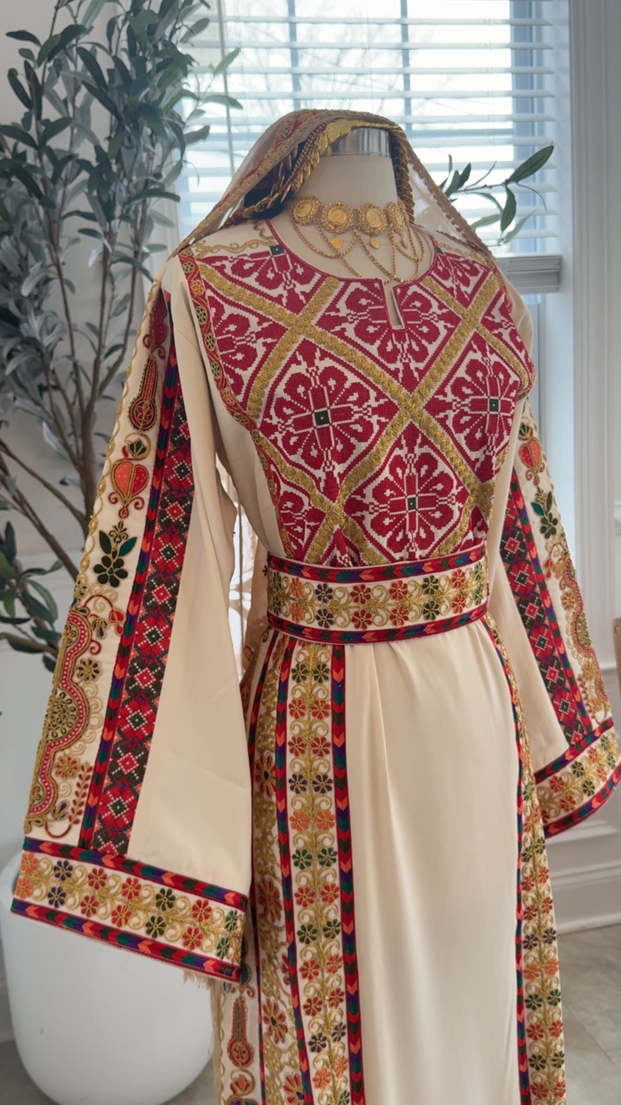 New Beige Kasab Malika Thobe