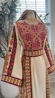 New Beige Kasab Malika Thobe