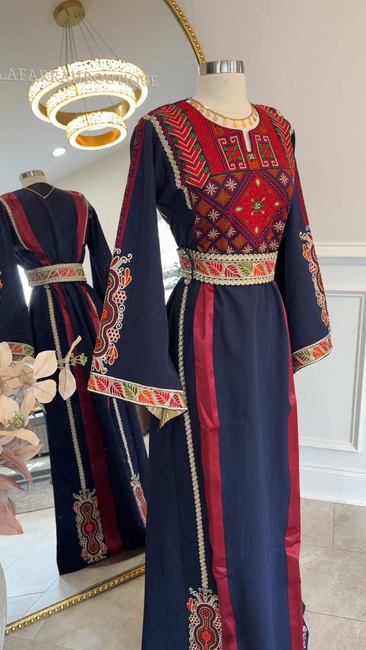 New Navy Simple Malika Dress