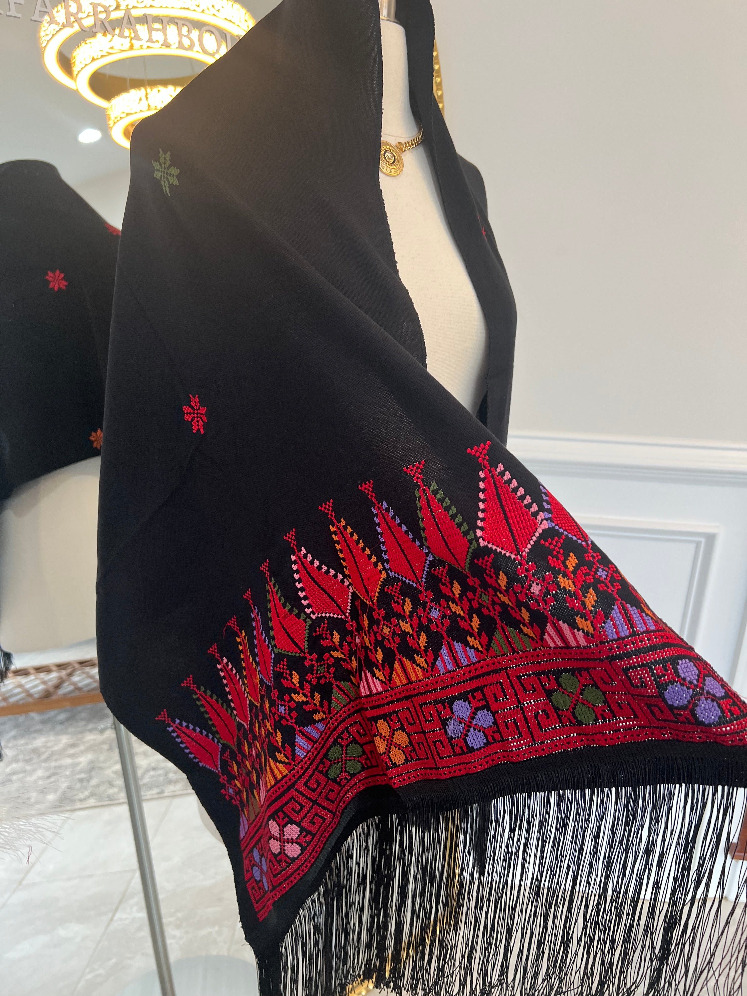 New Embroidered Scarf