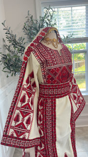 New Maroon Thobe Al Abraj