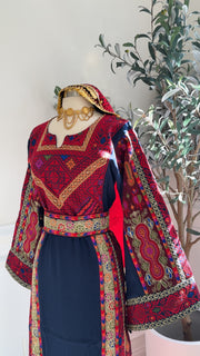 New Navy Blue Kasab Malika Thobe