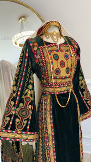 New Green Velvet Malika Thobe