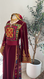 New Maroon Kasab Malika Thobe