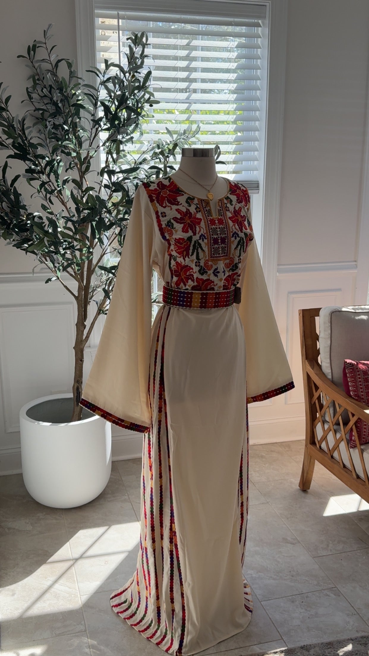 New Cream Manajel Dress