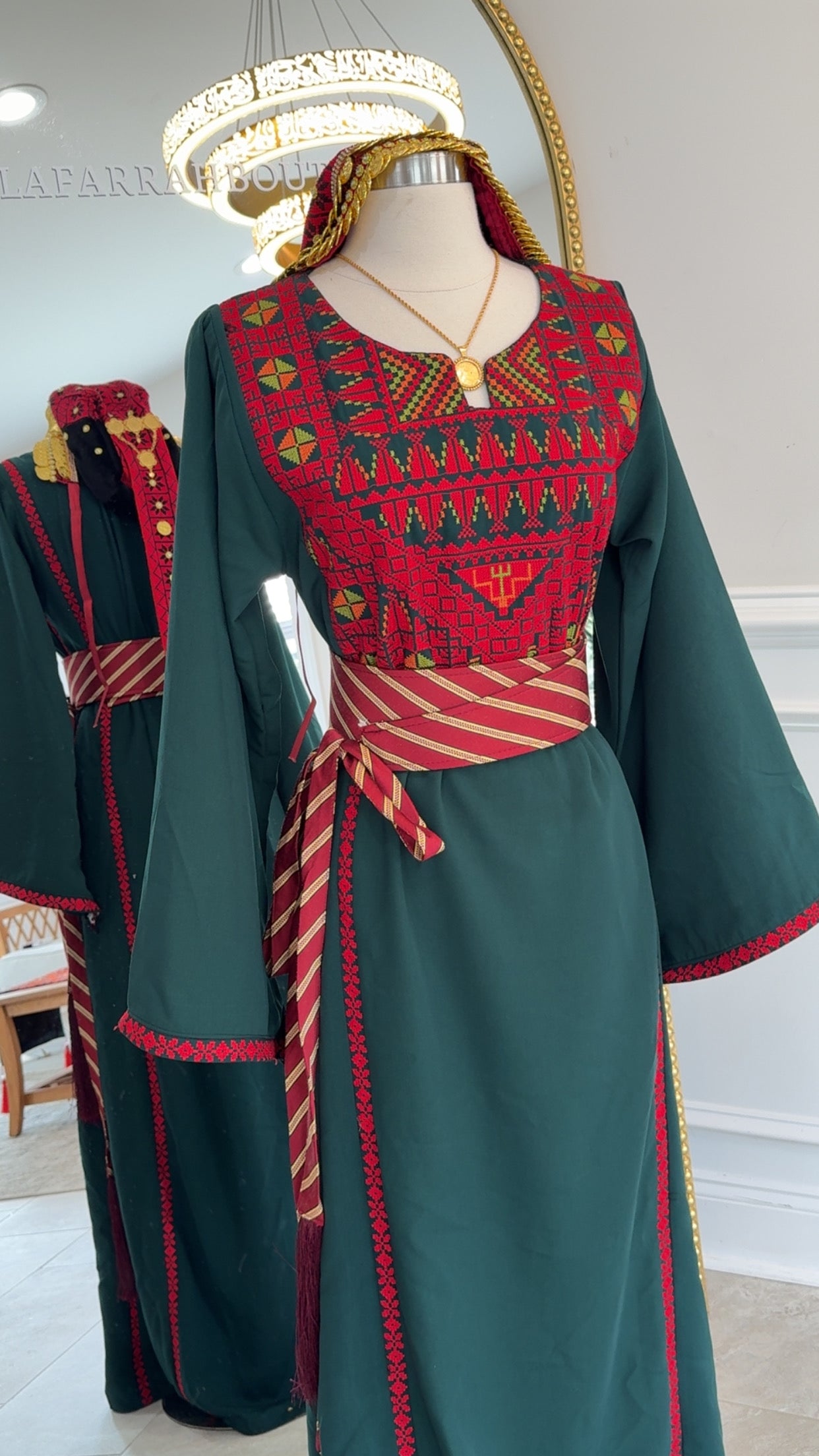New Green Falahi Dress