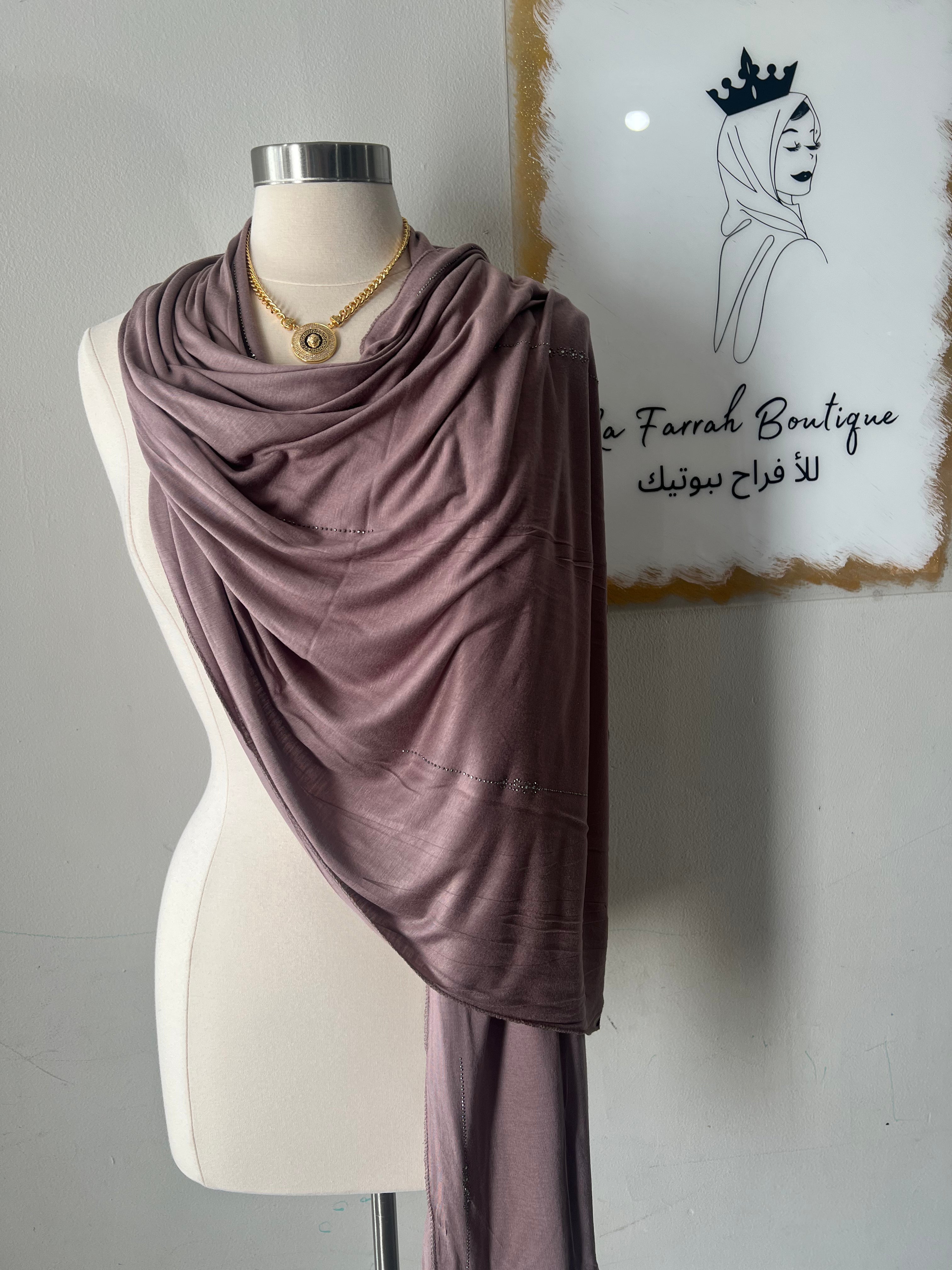 Rose Taupe Kuwaiti Hijab