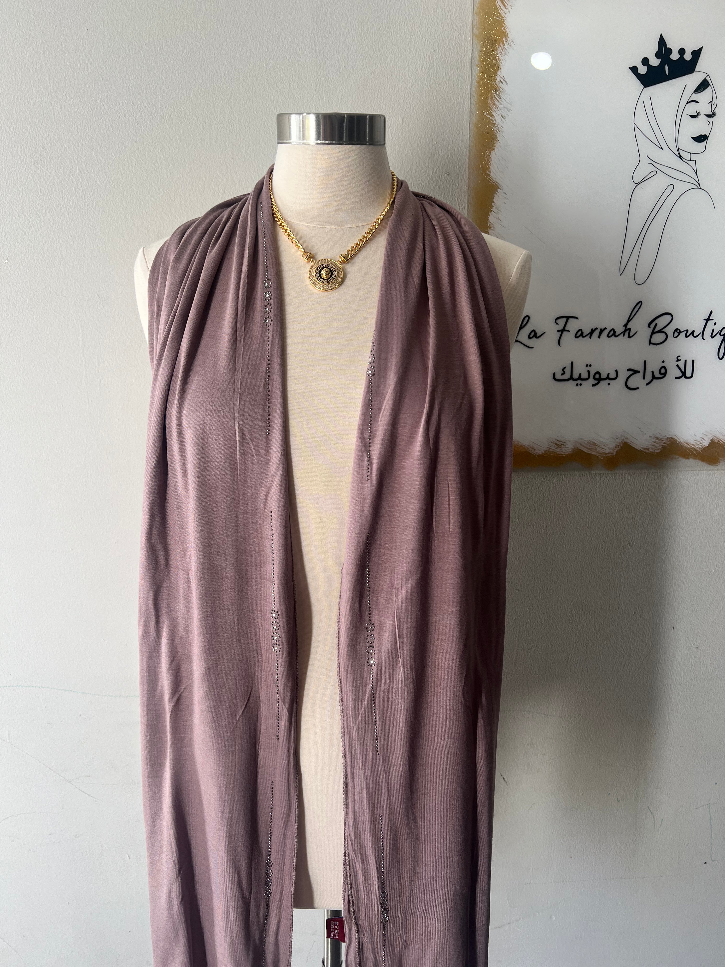 Rose Taupe Kuwaiti Hijab